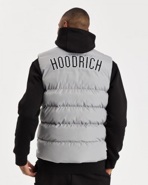 Black Men's Hoodrich OG Stack Gilet | USA USHLPI367