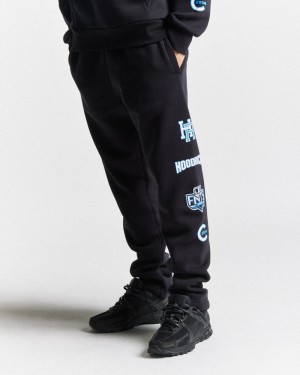 Black / White / Blue Men's Hoodrich Rival Joggers | USA SKZAXB453