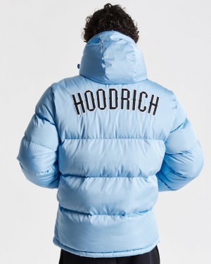 Blue Men's Hoodrich OG Stack Puffer Jacket | USA VSNFJL680