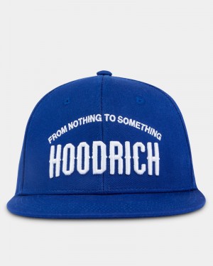 Blue / White Men's Hoodrich OG Perform Snapback Cap | USA NODQPU079