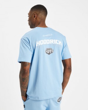 Blue / White / Black Men's Hoodrich Stadium T-Shirt | USA STOWBE651