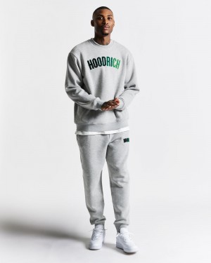 Grey / Green Men's Hoodrich OG Kraze Joggers | USA JDQYPX194