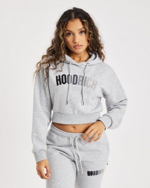 Grey / Grey Women's Hoodrich OG Kraze Hoodie | USA PUKDOR627