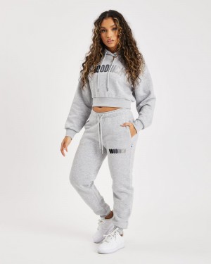 Grey / Grey Women's Hoodrich OG Kraze Joggers | USA YDTUNG956