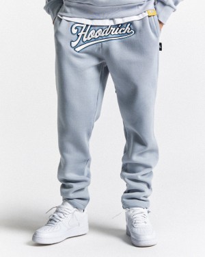 White / Blue Men's Hoodrich Stadium Joggers | USA HBJPQR154