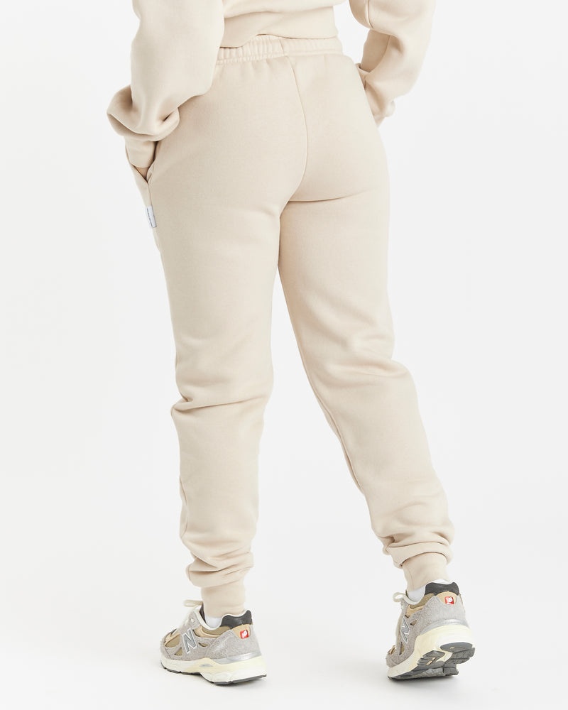 Beige / White Women's Hoodrich OG Kraze Slim Joggers | USA OIVHME593