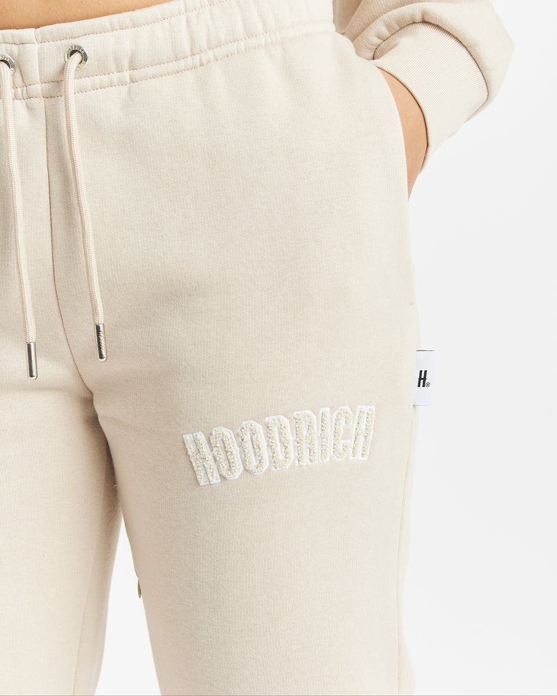 Beige / White Women's Hoodrich OG Kraze Slim Joggers | USA OIVHME593