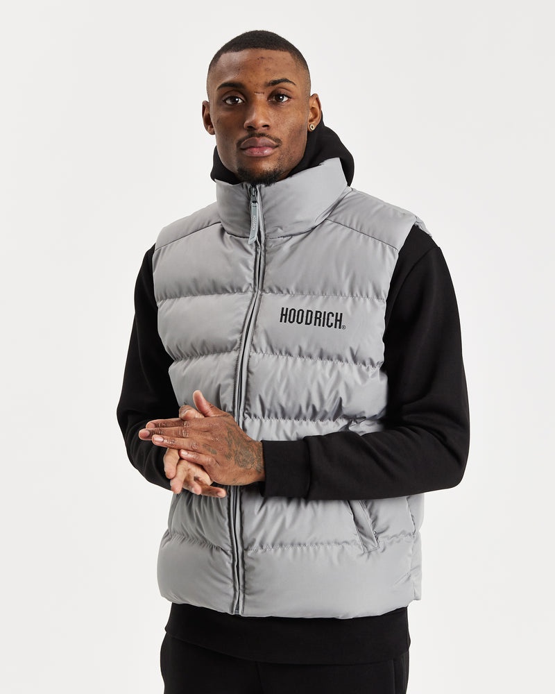 Black Men's Hoodrich OG Stack Gilet | USA USHLPI367