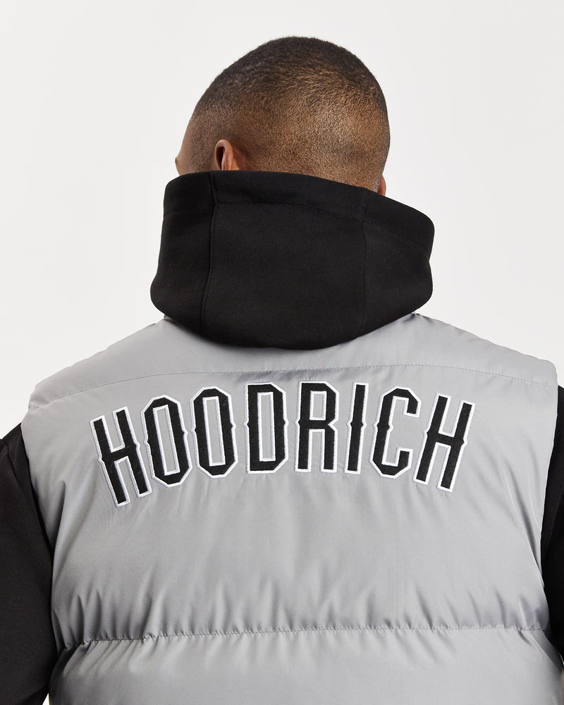 Black Men's Hoodrich OG Stack Gilet | USA USHLPI367