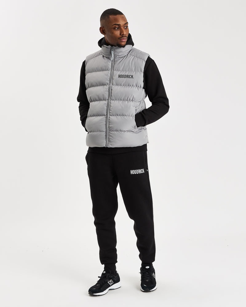 Black Men's Hoodrich OG Stack Gilet | USA USHLPI367