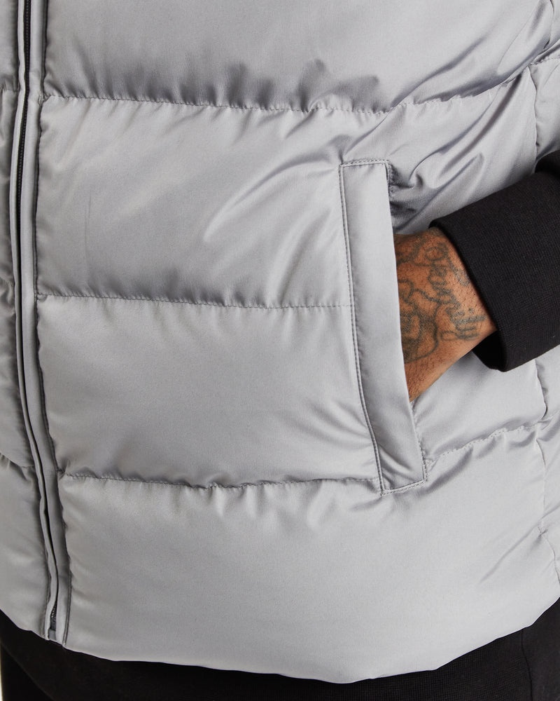 Black Men's Hoodrich OG Stack Gilet | USA USHLPI367