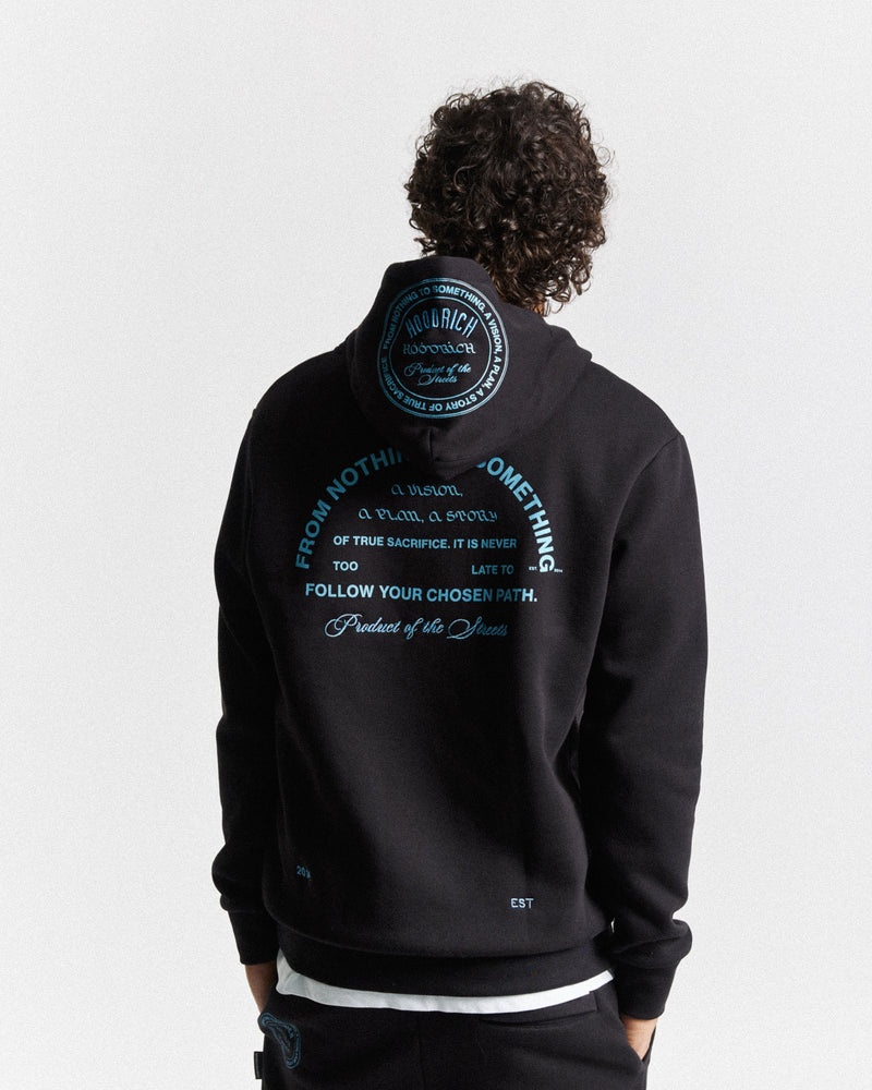 Black / Blue Men's Hoodrich Unite Hoodie | USA UMOGRP572