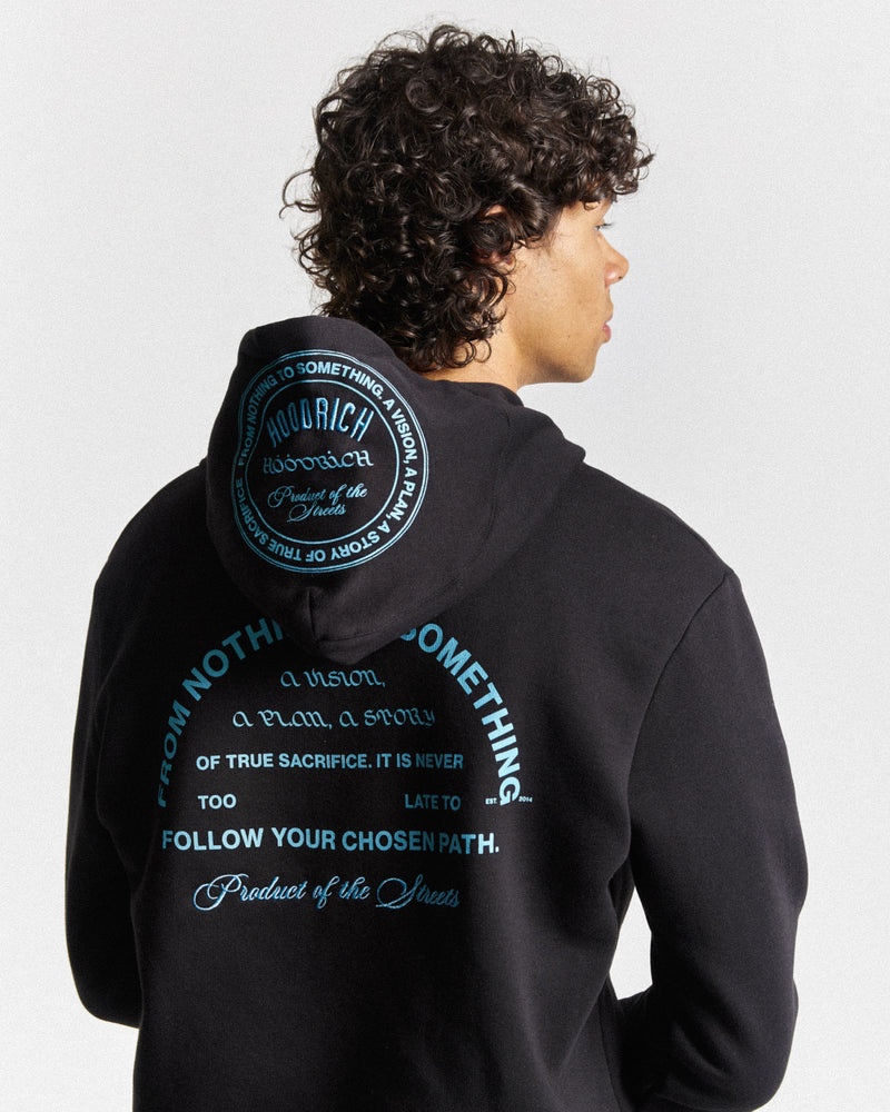 Black / Blue Men's Hoodrich Unite Hoodie | USA UMOGRP572