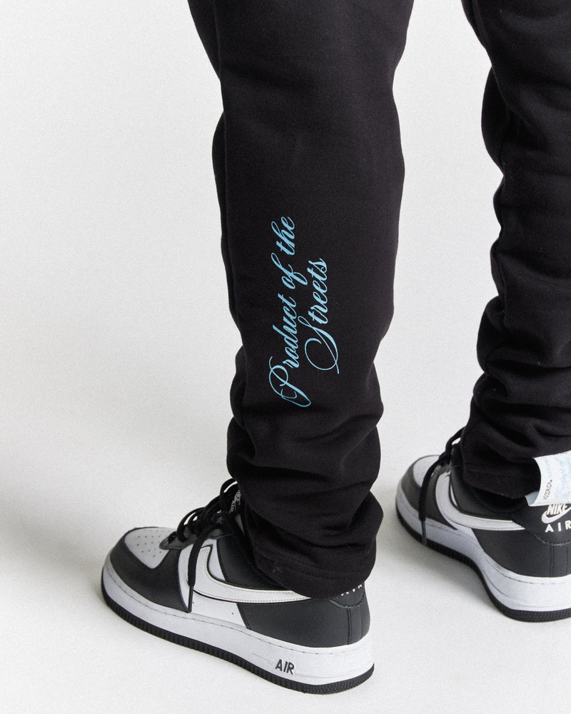 Black / Blue Men's Hoodrich Unite Joggers | USA LKVHDZ852