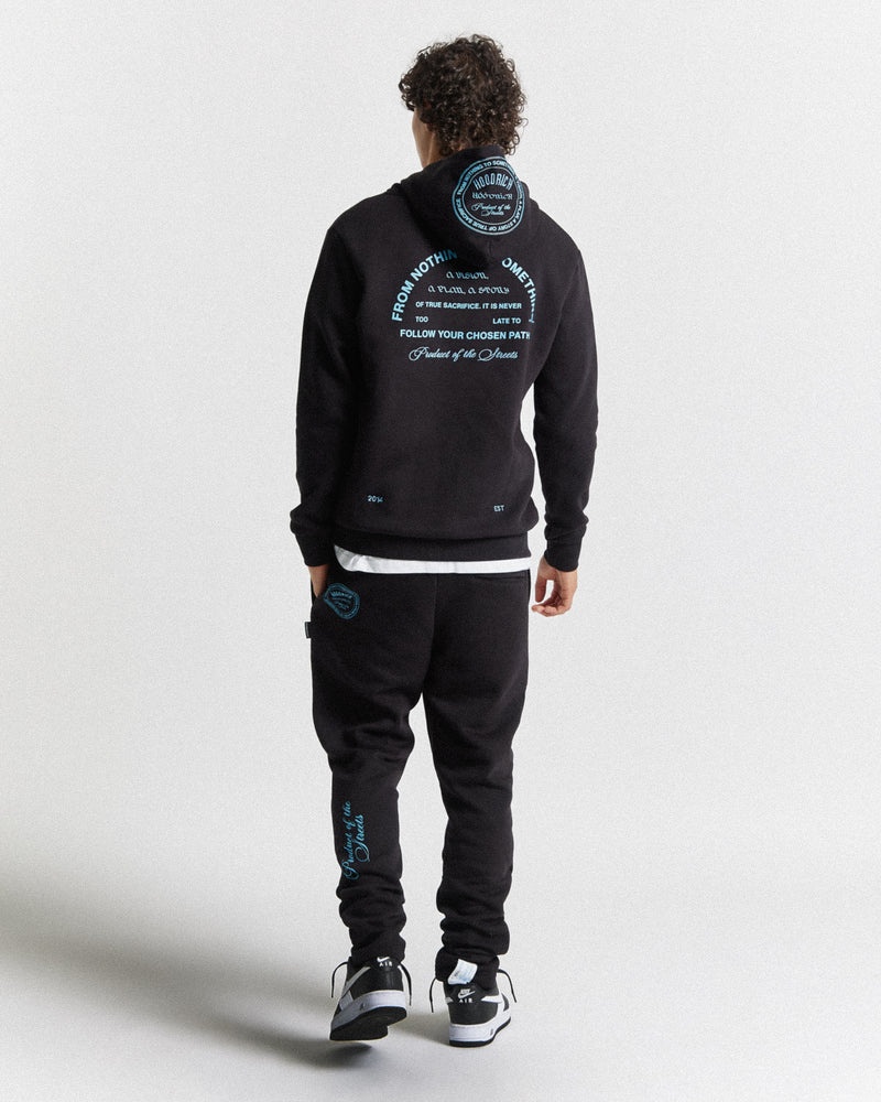 Black / Blue Men's Hoodrich Unite Joggers | USA LKVHDZ852