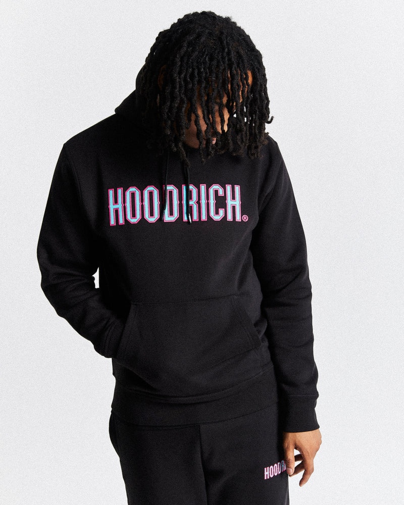 Black / Blue / Pink Men's Hoodrich Crush Set Tracksuit | USA WKJRPI845