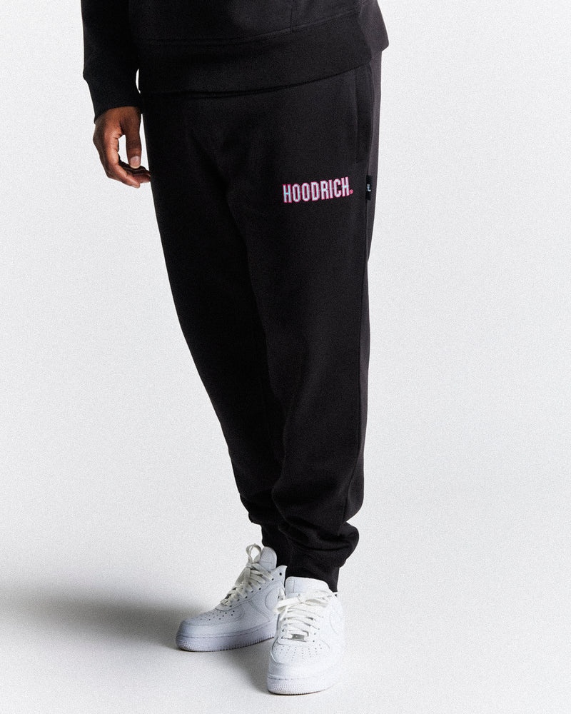 Black / Blue / Pink Men's Hoodrich Crush Set Tracksuit | USA WKJRPI845