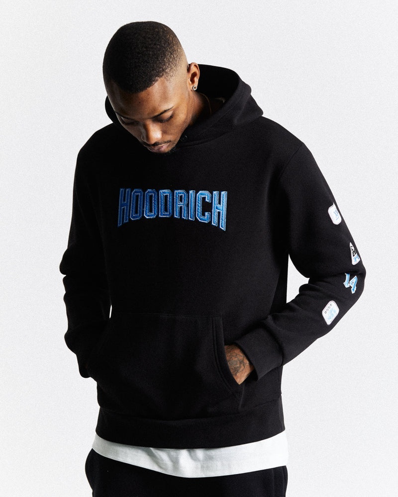 Black / Blue / White Men's Hoodrich Claw Hoodie | USA AKYNCT019