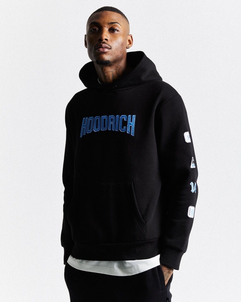 Black / Blue / White Men's Hoodrich Claw Hoodie | USA AKYNCT019