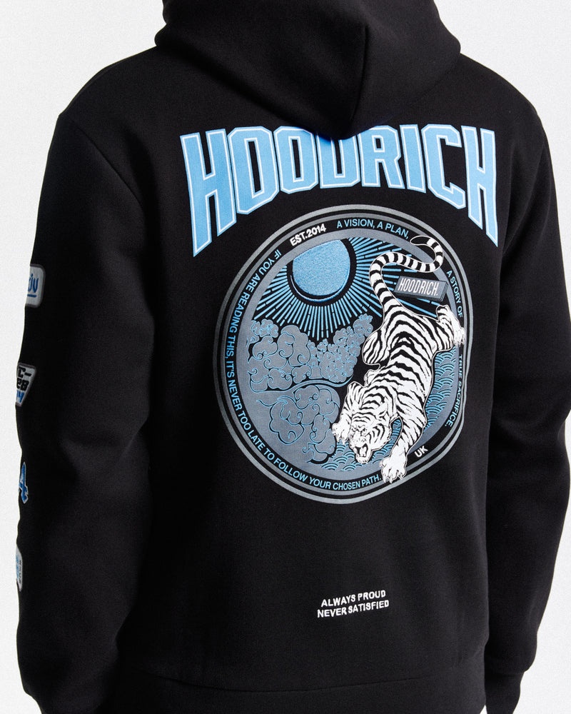 Black / Blue / White Men's Hoodrich Claw Hoodie | USA AKYNCT019