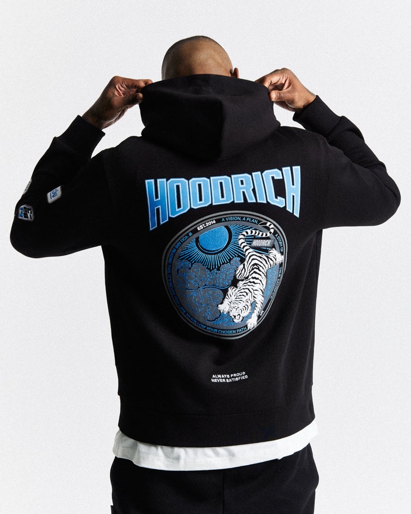 Black / Blue / White Men\'s Hoodrich Claw Hoodie | USA AKYNCT019