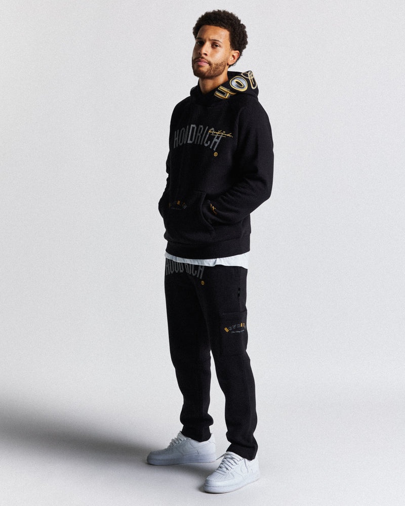 Black / Gold / Grey Men's Hoodrich Stature Joggers | USA PLZYID295