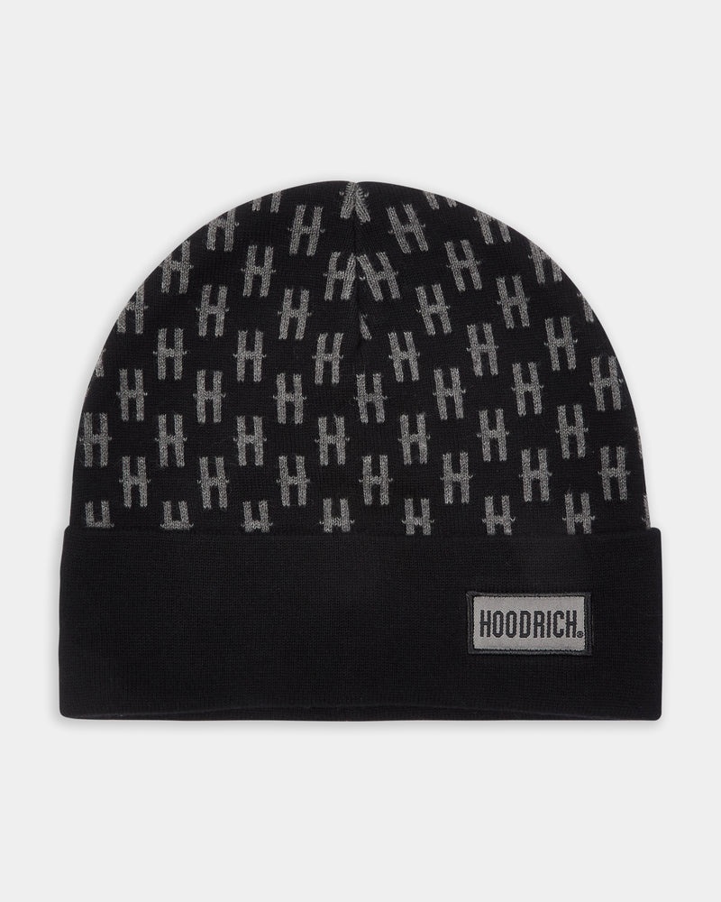 Black / Grey Men's Hoodrich OG Exclusive Beanie | USA ABRIPZ139