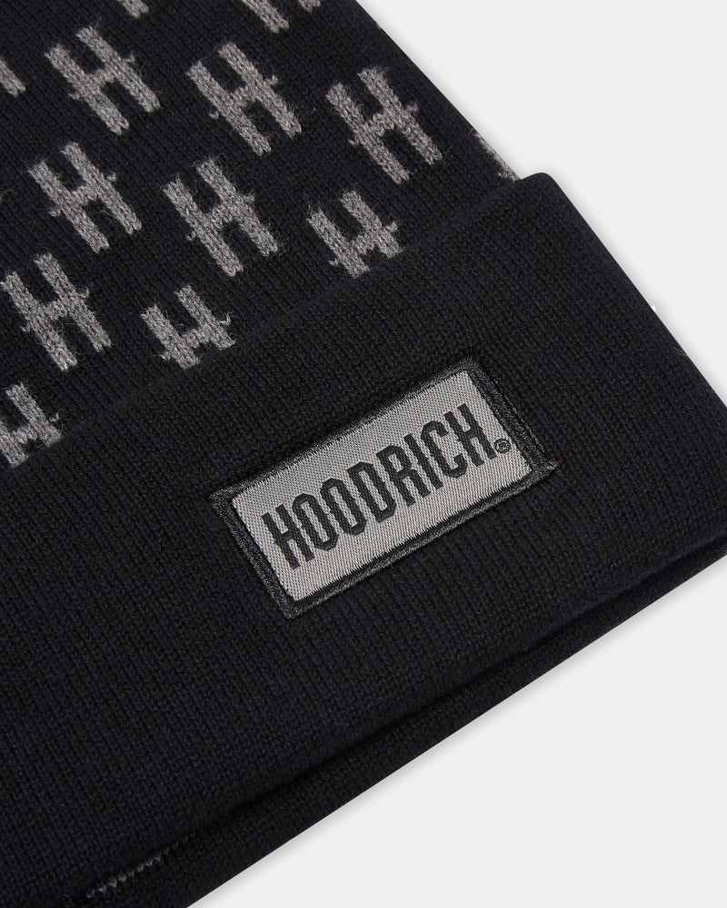 Black / Grey Men's Hoodrich OG Exclusive Beanie | USA ABRIPZ139