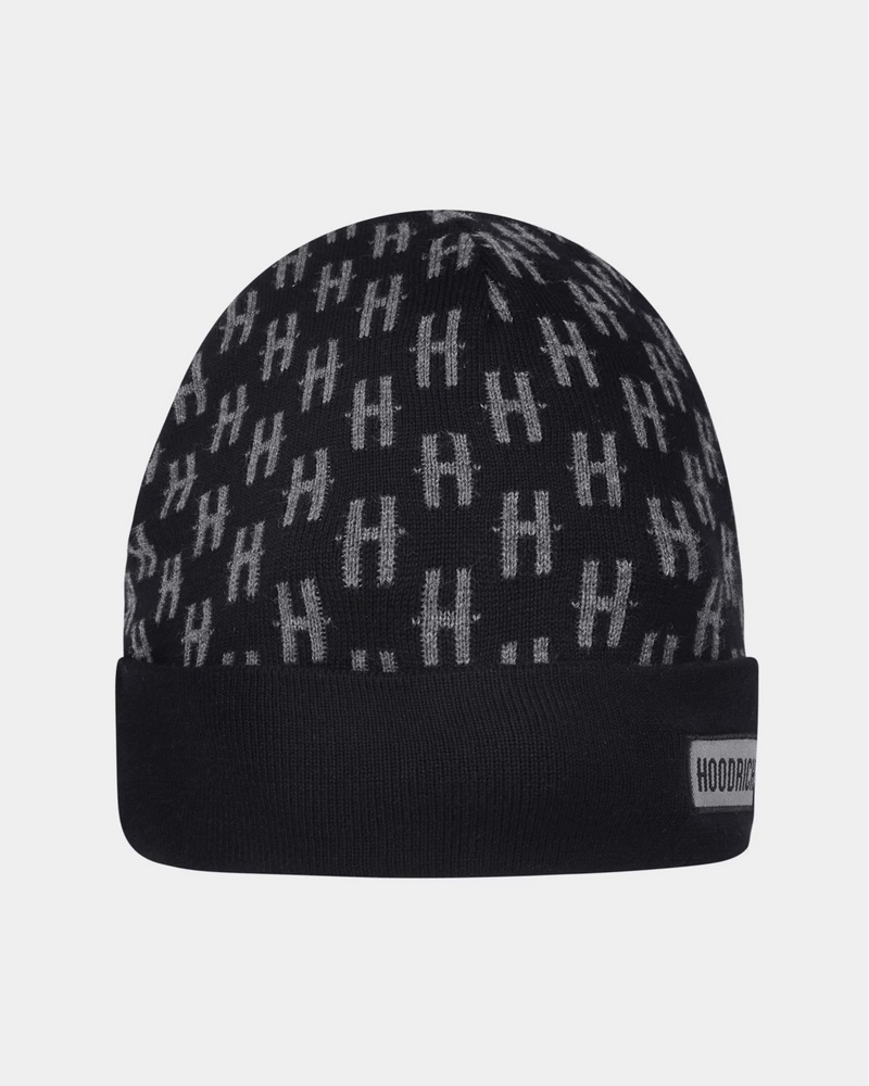 Black / Grey Men\'s Hoodrich OG Exclusive Beanie | USA ABRIPZ139