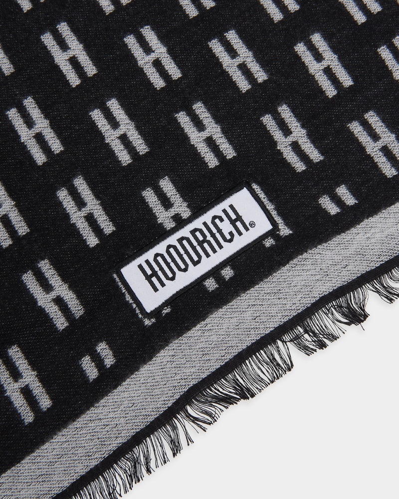 Black / Grey Men's Hoodrich OG Exclusive Reversible Scarf | USA OAYPMF597