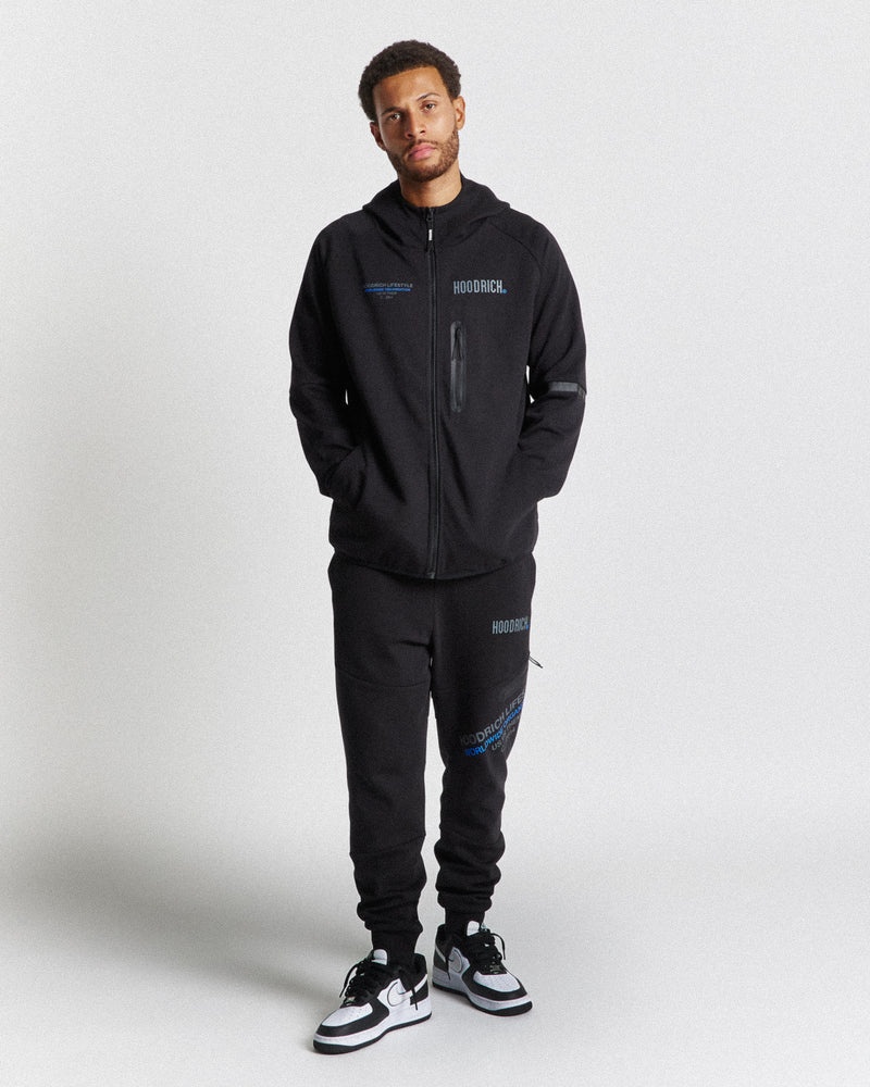 Black / Grey / Blue Men's Hoodrich OG Cycle Joggers | USA BJFAYS859