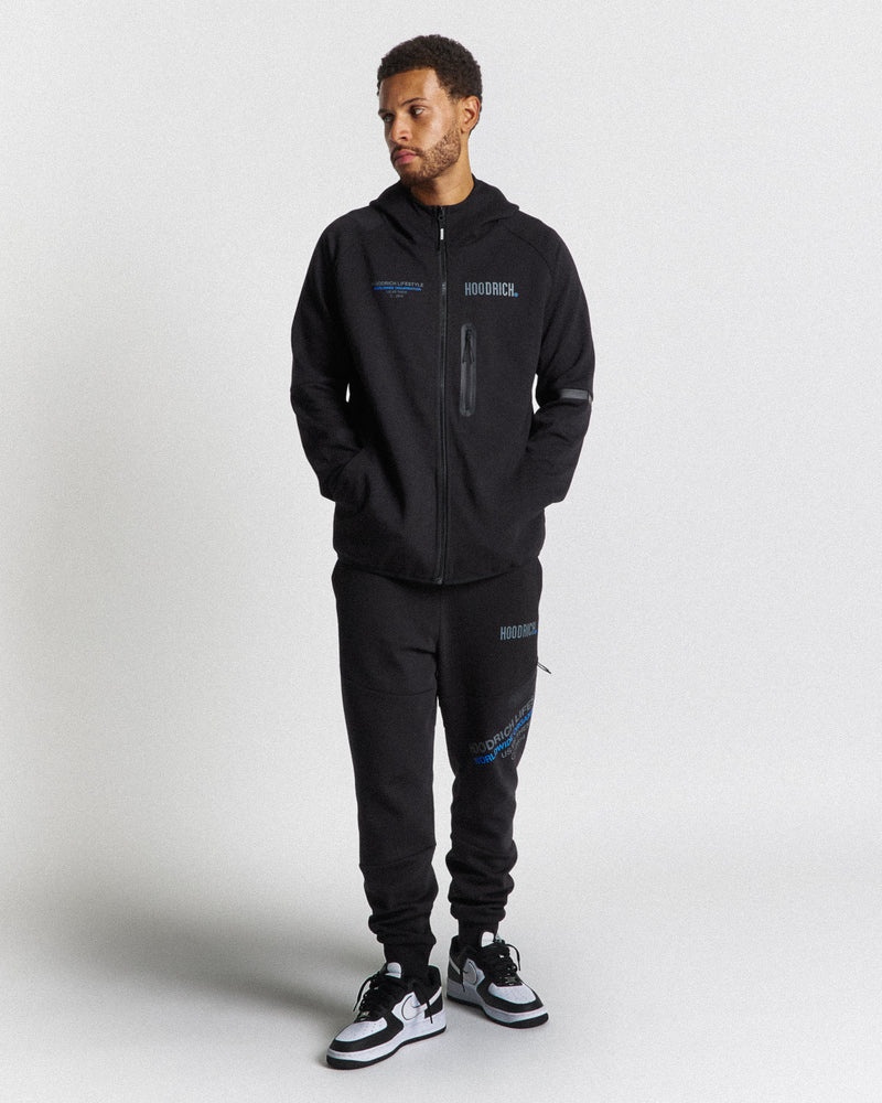 Black / Grey / Blue Men's Hoodrich OG Cycle Joggers | USA BJFAYS859