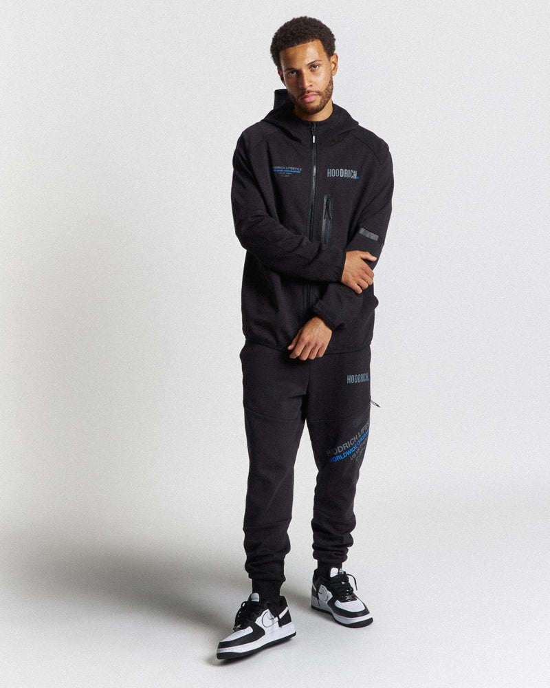 Black / Grey / Blue Men's Hoodrich OG Cycle Joggers | USA BJFAYS859