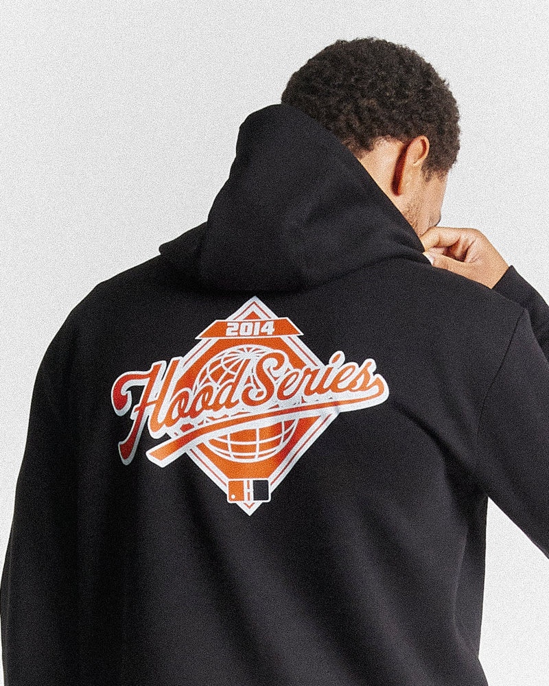 Black / Grey / Orange Men's Hoodrich Fort Hoodie | USA SNEKIW745