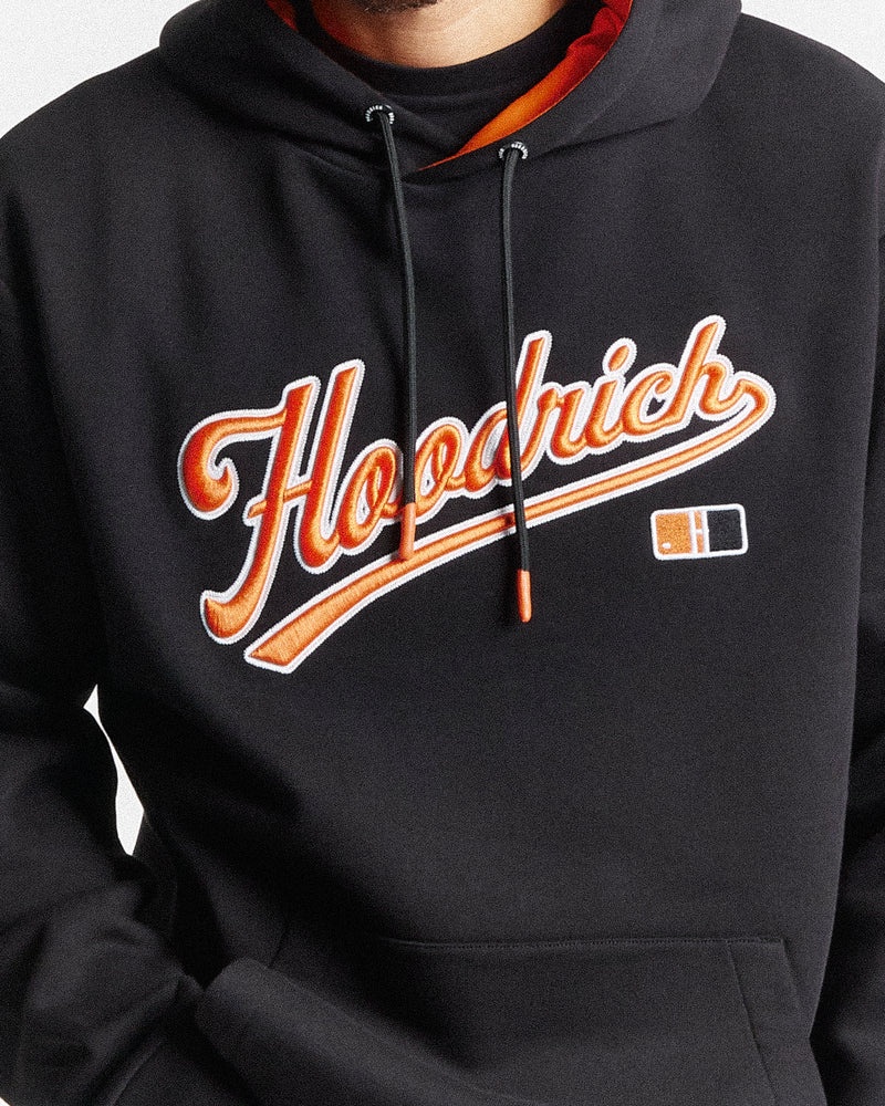 Black / Grey / Orange Men's Hoodrich Fort Hoodie | USA SNEKIW745