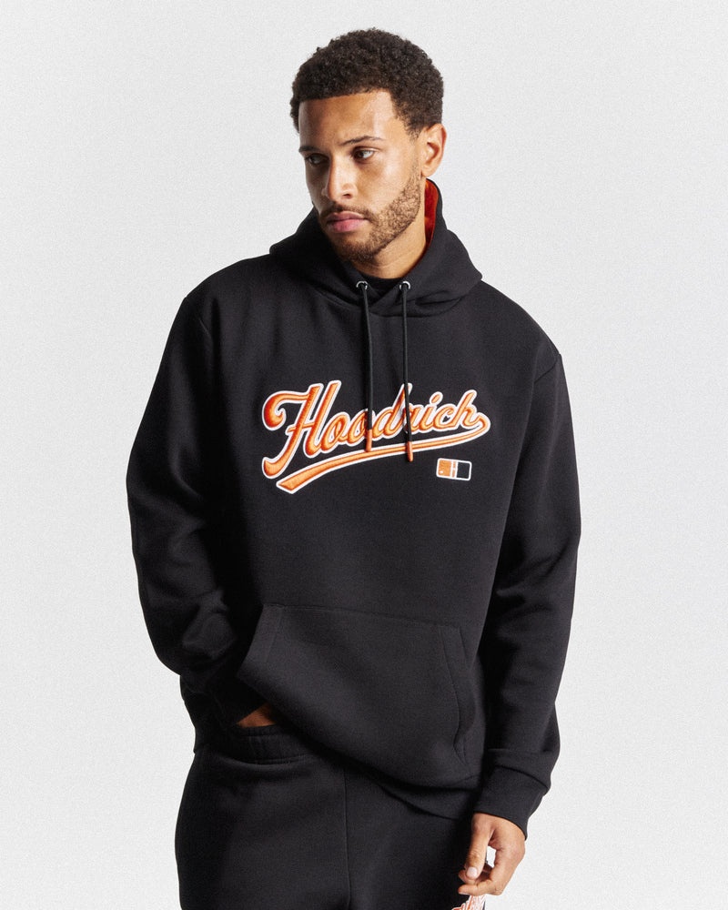 Black / Grey / Orange Men's Hoodrich Fort Hoodie | USA SNEKIW745