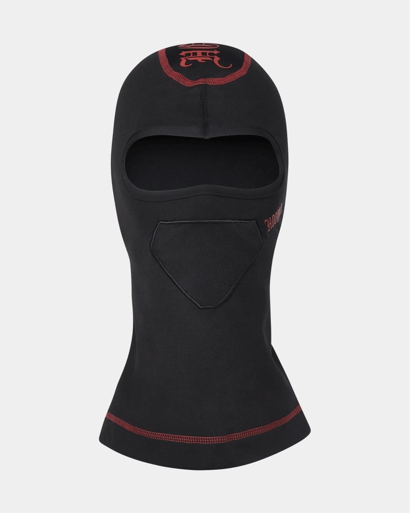 Black / Red Men\'s Hoodrich OG Heat Balaclava | USA BDRSGF213