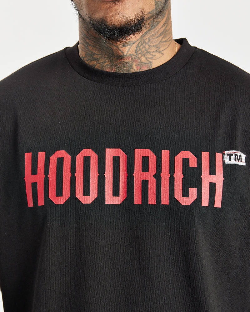 Black / Red / White Men's Hoodrich OG Akira T-Shirt | USA GVFINZ219