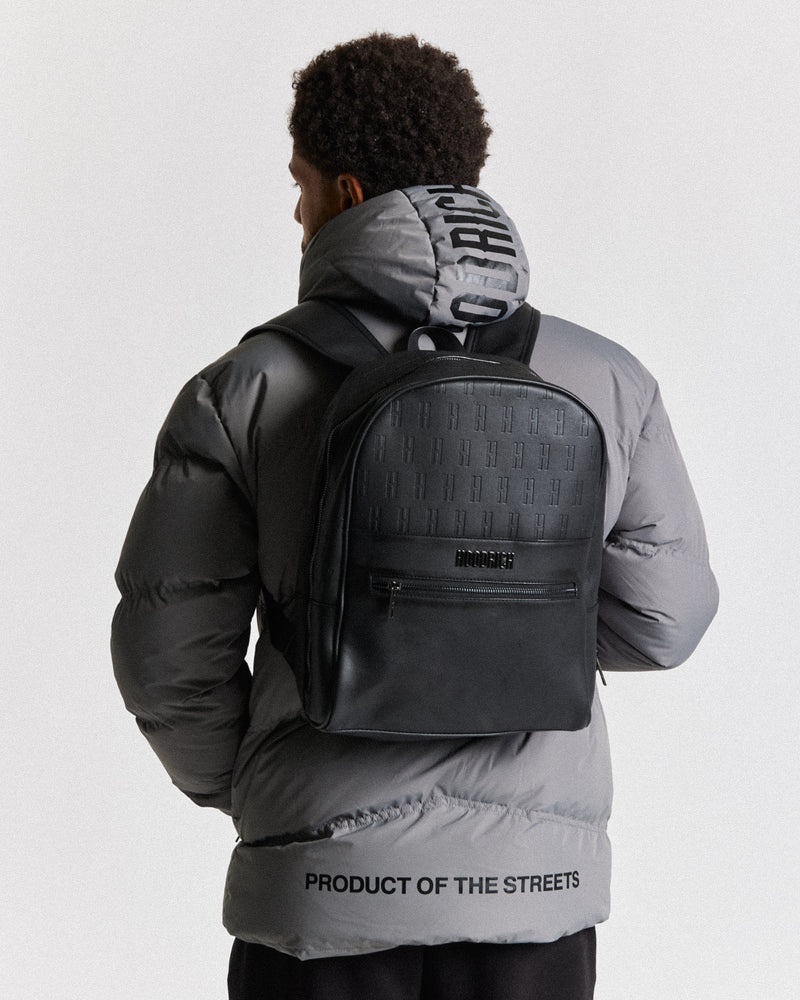 Black / Silver Men's Hoodrich OG Exclusive Backpack | USA TRMJVI134