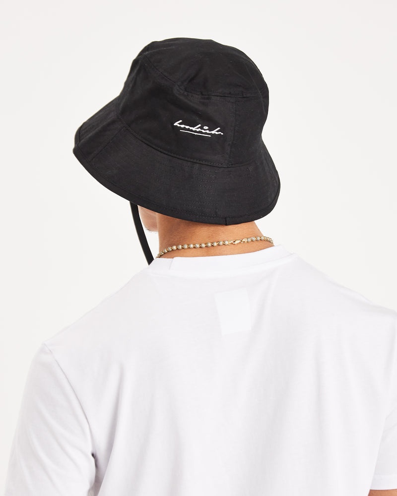 Black / White Men's Hoodrich OG Demand Bucket Hat | USA UJGIDP385