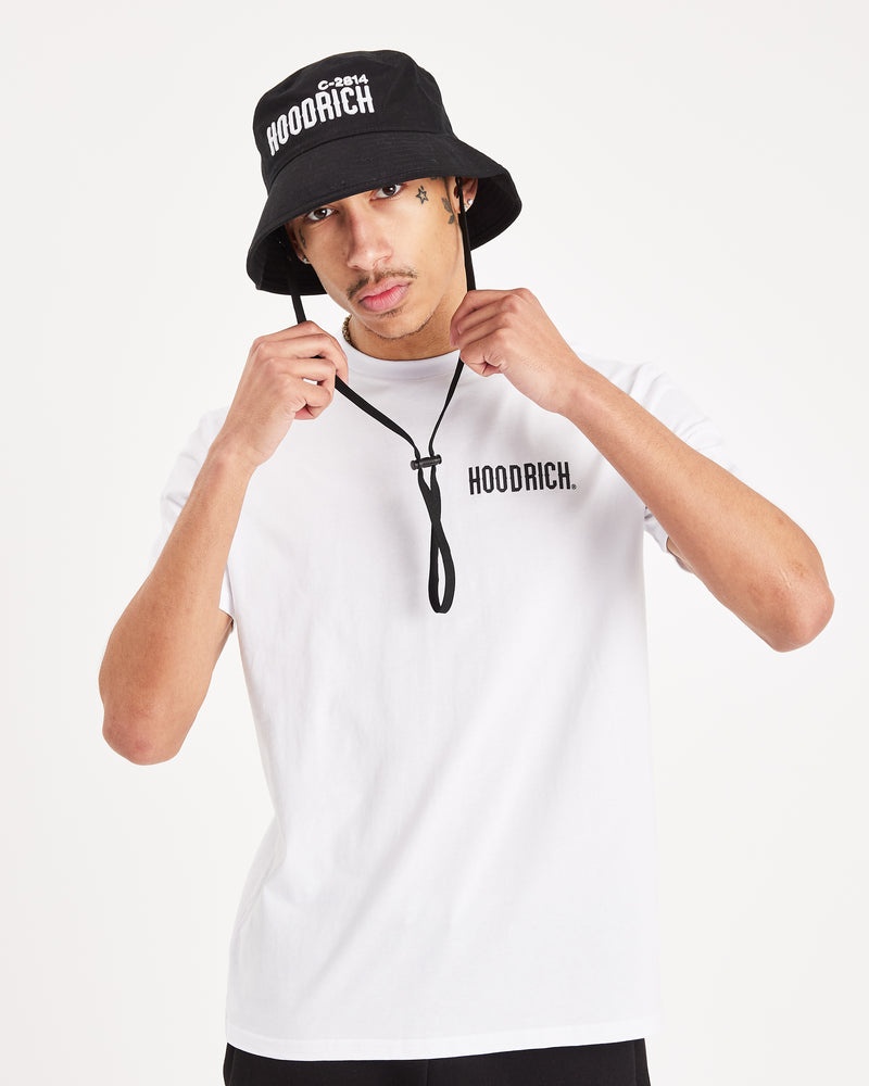 Black / White Men's Hoodrich OG Demand Bucket Hat | USA UJGIDP385