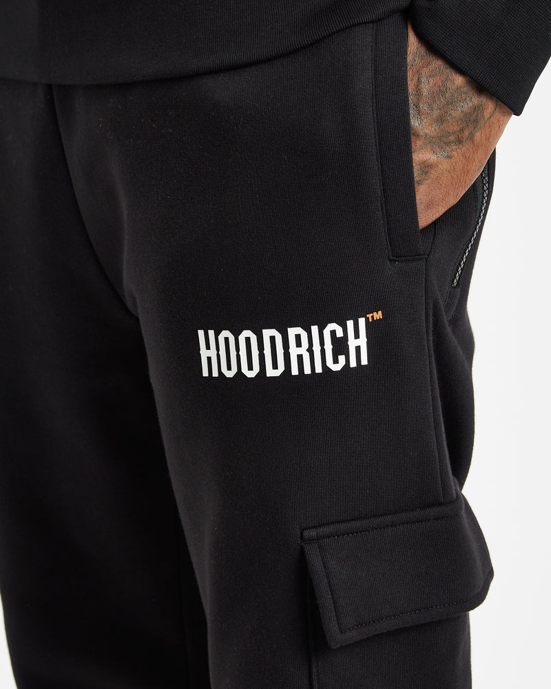 Black / White Men's Hoodrich OG Limit Cargo Joggers | USA PUHBIN075