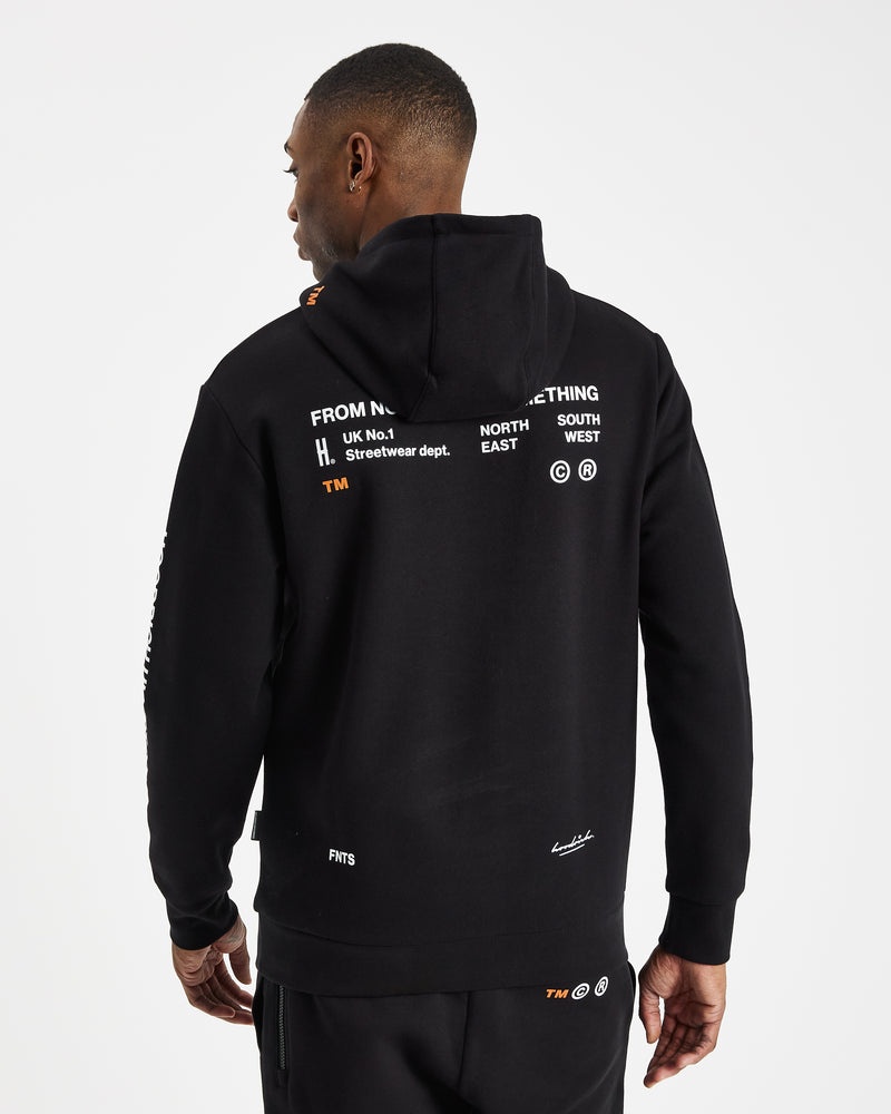 Black / White Men's Hoodrich OG Limit Hoodie | USA FDOZRB628