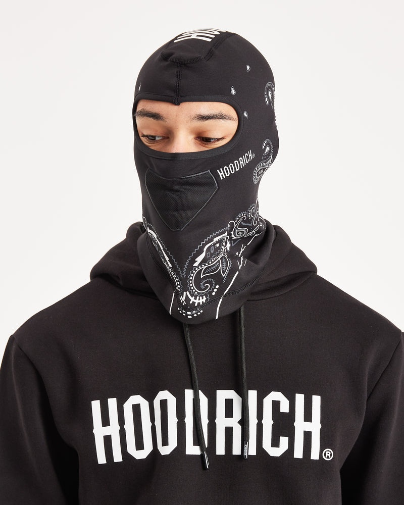 Black / White Men\'s Hoodrich OG Motif Balaclava | USA ACMZFH416