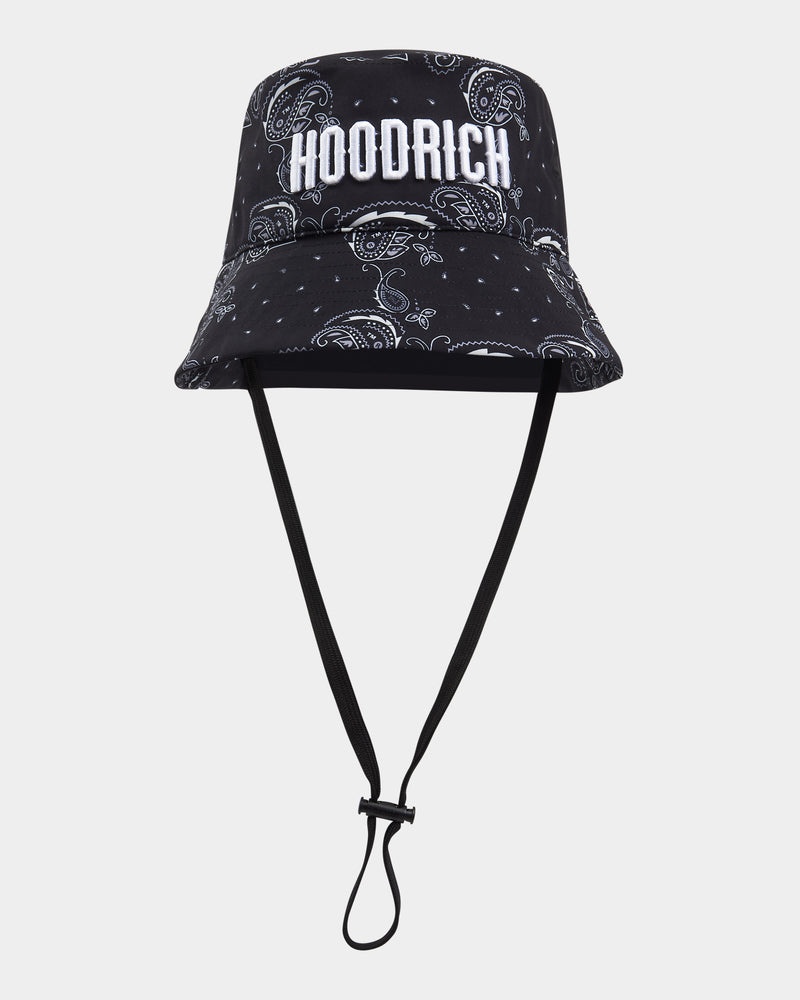 Black / White Men\'s Hoodrich OG Motif Bucket Hat | USA FDUHAV238