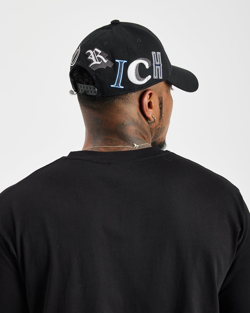 Black / White Men's Hoodrich OG Pacific V2 Cap | USA TBSWRA106