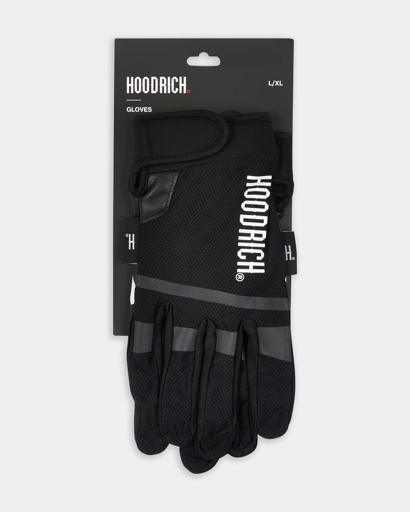 Black / White Men's Hoodrich OG Rise Gloves | USA DKXZEC537