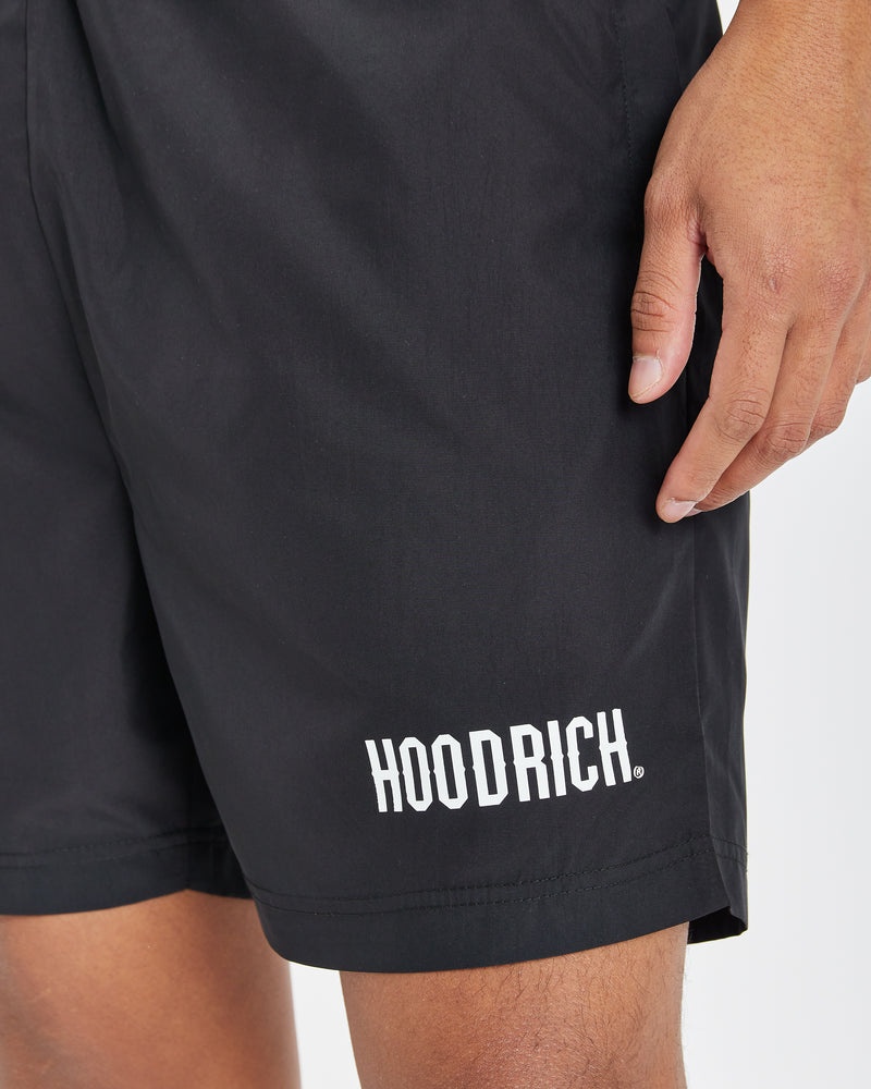 Black / White Men's Hoodrich OG State Swim Shorts | USA WLGPTR865