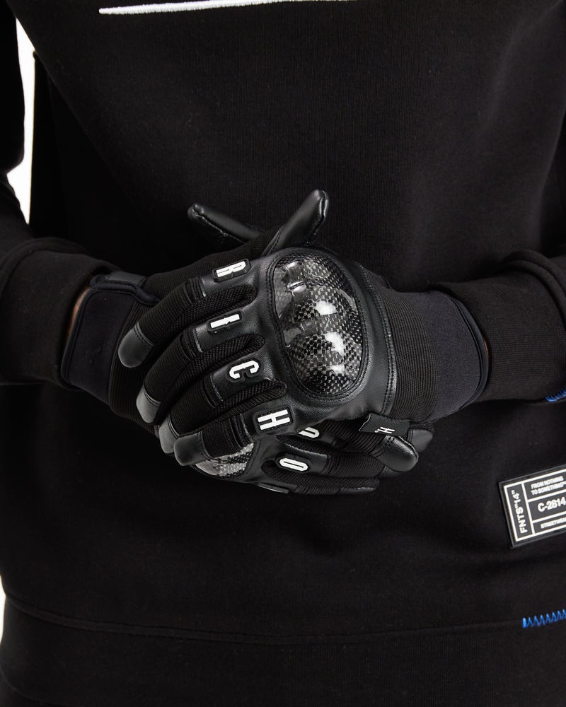 Black / White Men's Hoodrich OG Tactical Gloves | USA CBNMAJ901