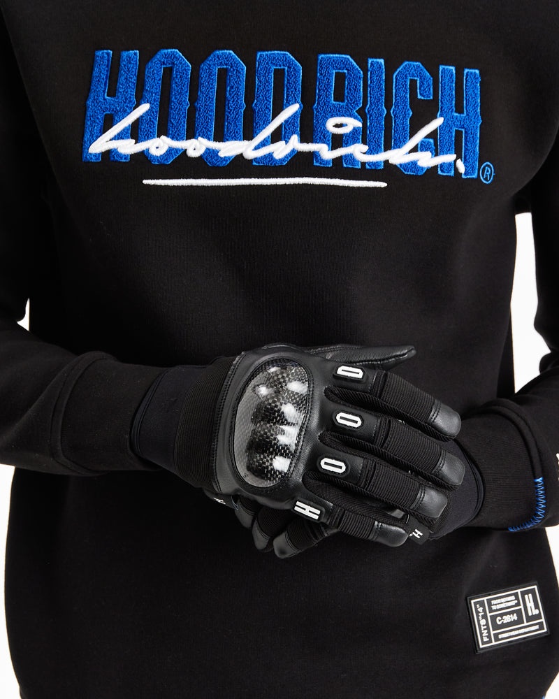 Black / White Men's Hoodrich OG Tactical Gloves | USA CBNMAJ901